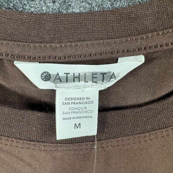 Athleta Tank Top Women's Medium Brown Sleeveless Blouse Lightweight - Picture 3 of 10